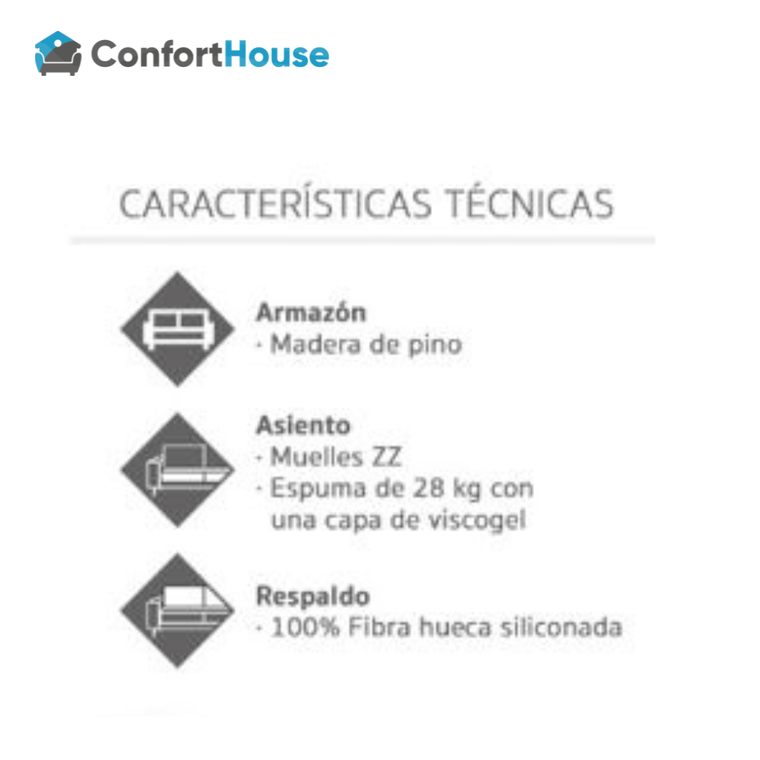 Caracteristicas Chaiselongue 6000
